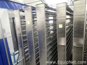 Lot 17 Listing# 1056994 Lot of 4 Innovive Innorack Caging Systems with Exhaust and Supply Blowers