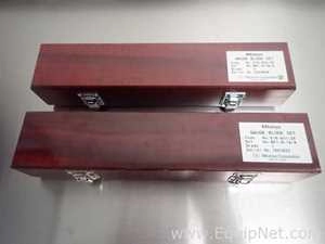 Lot of 2 Mitutoyo Gague Block Sets