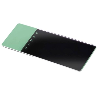 Globe Scientific Microscope Slides, Glass, 25 x 75mm, 90° Green Frosted Cs/1440 1324G-144