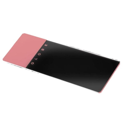 Globe Scientific Microscope Slides, Glass, 25 x 75mm, 90° Pink Frosted Cs/1440 1324N-144