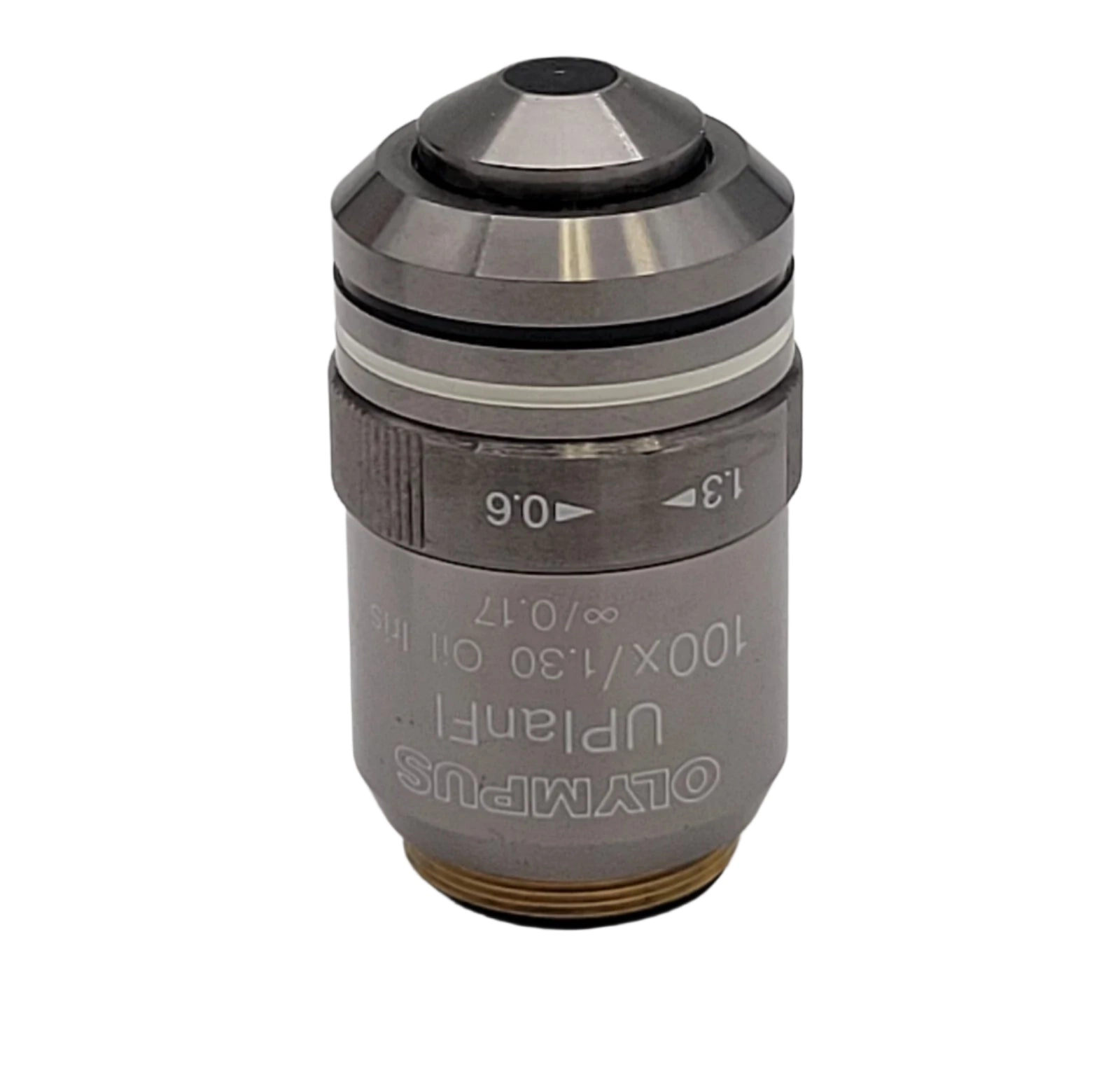 Olympus Microscope Objective UPlanFl 100x Oil with Iris Diaphragm