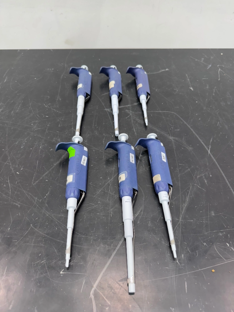 Rainin Pipet-Lite Single Channel Pipettes - Quantity 6
