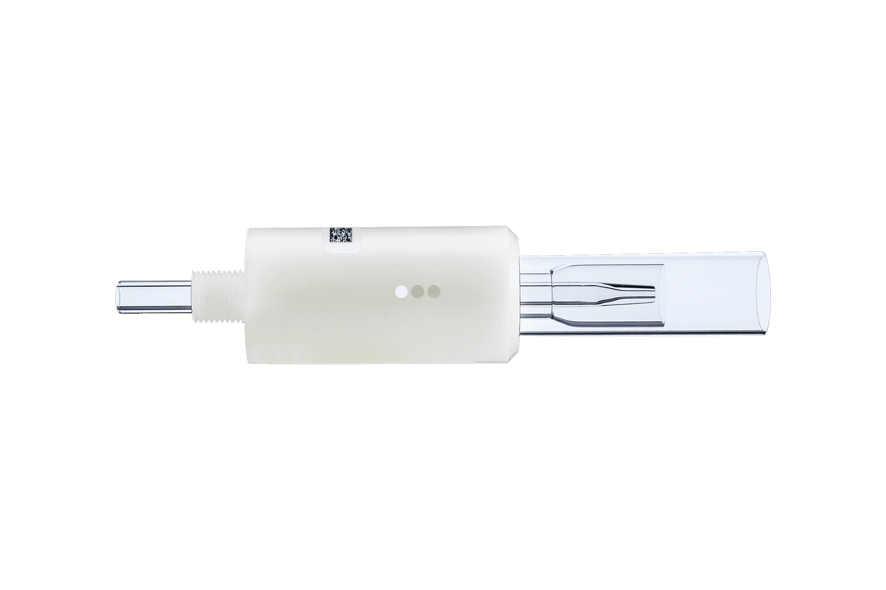 One-Piece SilQ Torch, 2.0 mm I.D. Injector &ndash; White Mark