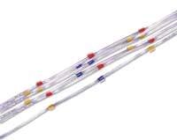 Standard PVC Three-Stop Peristaltic Pump Tubing – 1.52 mm I.D., Yellow/Blue/Yellow, Pkg. 12