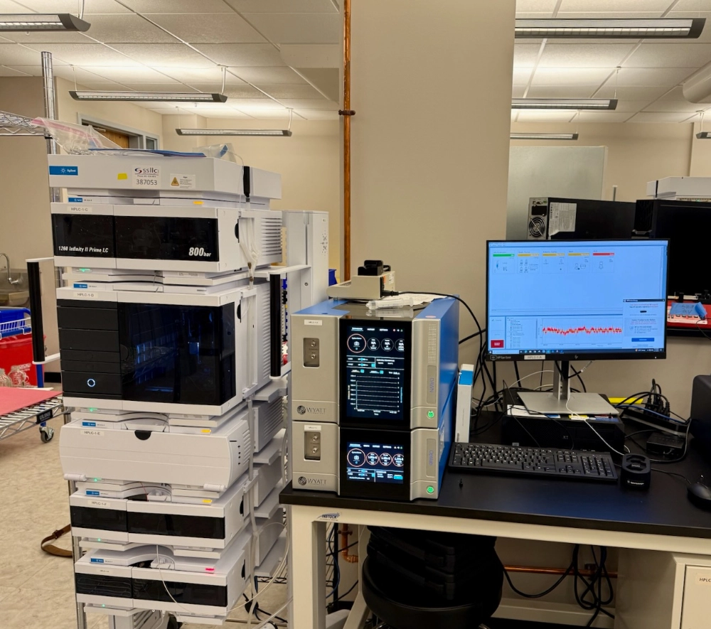 Agilent 1260 Infinity II Prime HPLC System w/ Wyatt Detectors