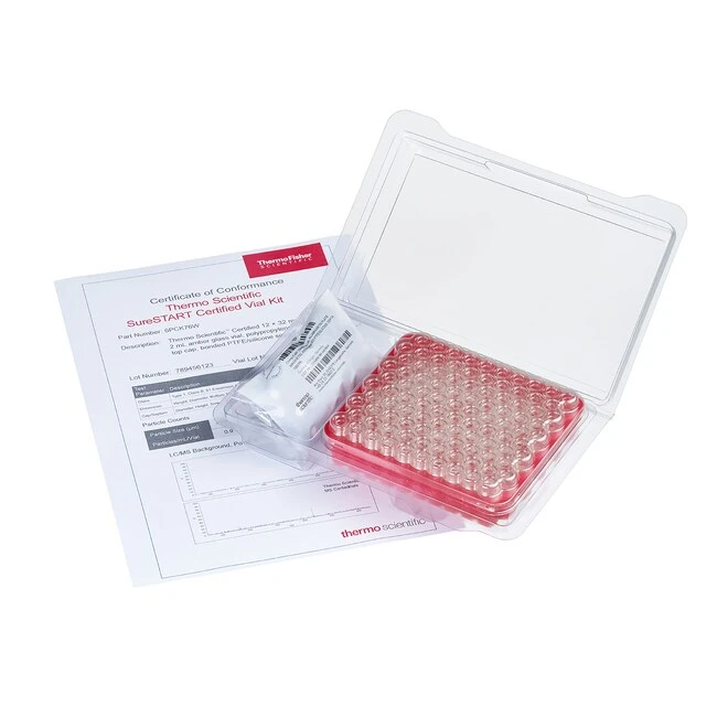 SureSTART HPLC and GC Certified Screw Vial and Cap Kits for &lt;2 mL Samples, Level 3 High Performance Applications