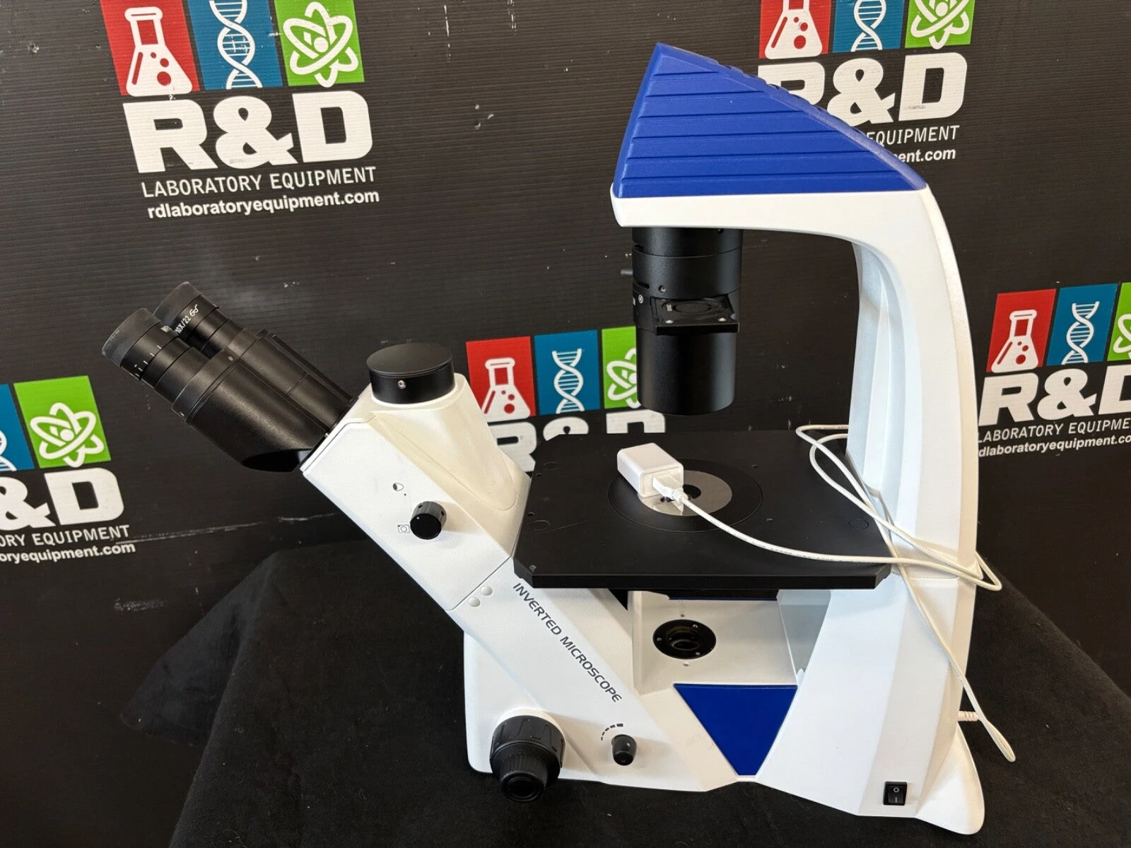 Fisherbrand Inverted Research Microscope, Very Nice Unit.  Works Great