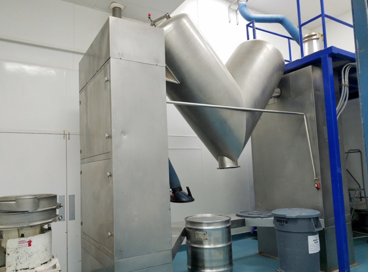 Stainless steel V-blender 1600 liters