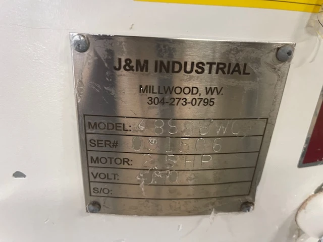 J&amp;M Indstrial 48" Single Deck Sifter Screener