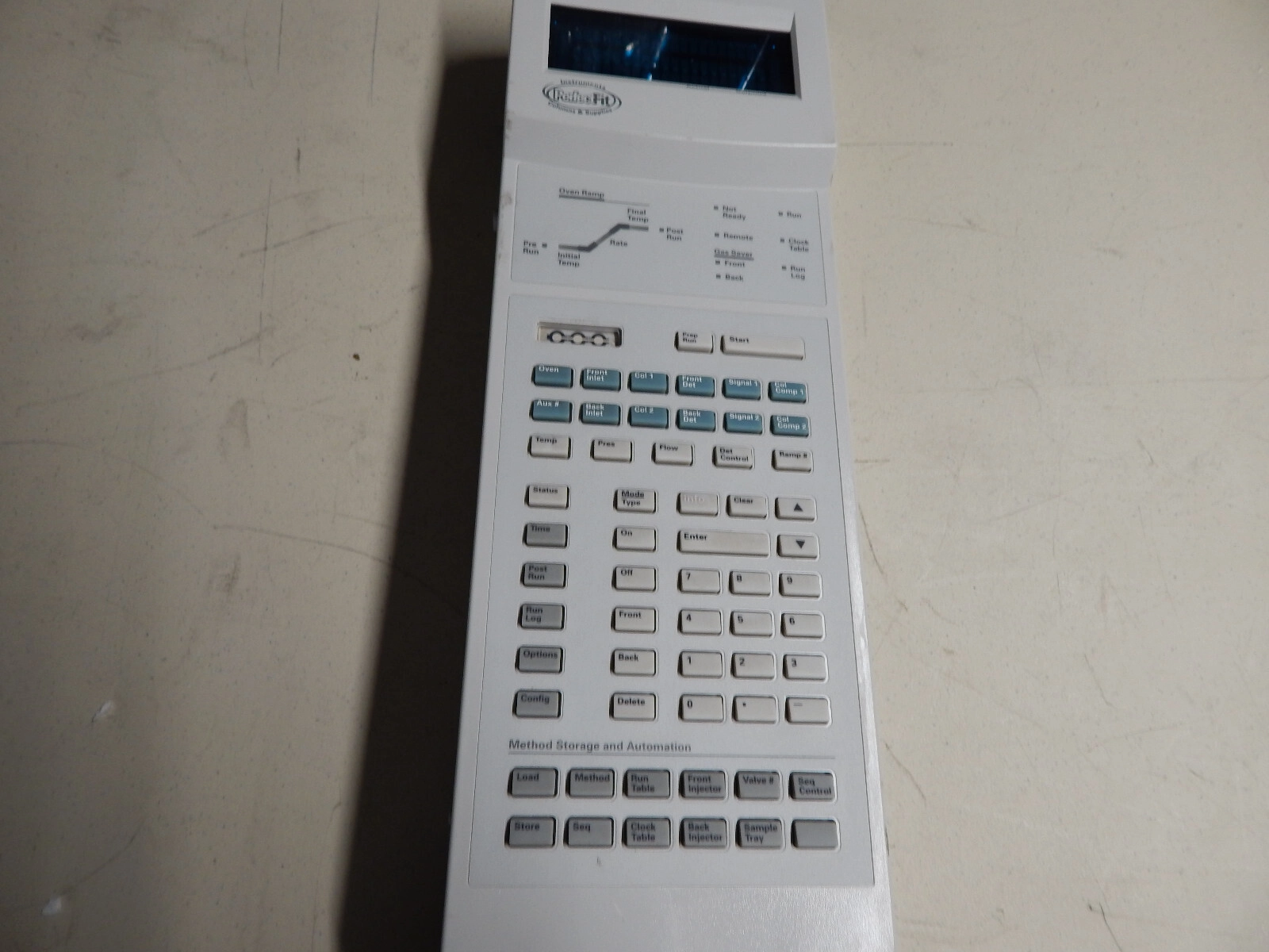 Agilent 6890 plus G1530A control panel