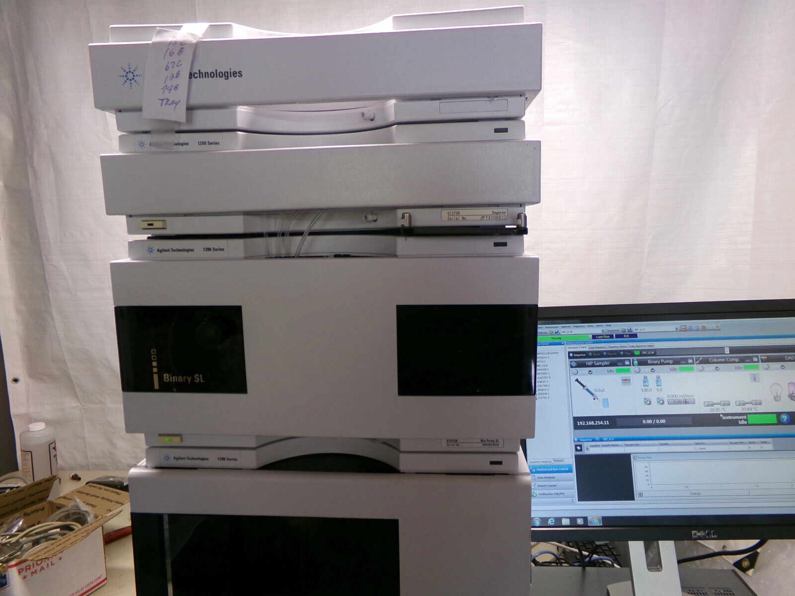 AGILENT 1200 DAD  SYSTEM with computer and warrant