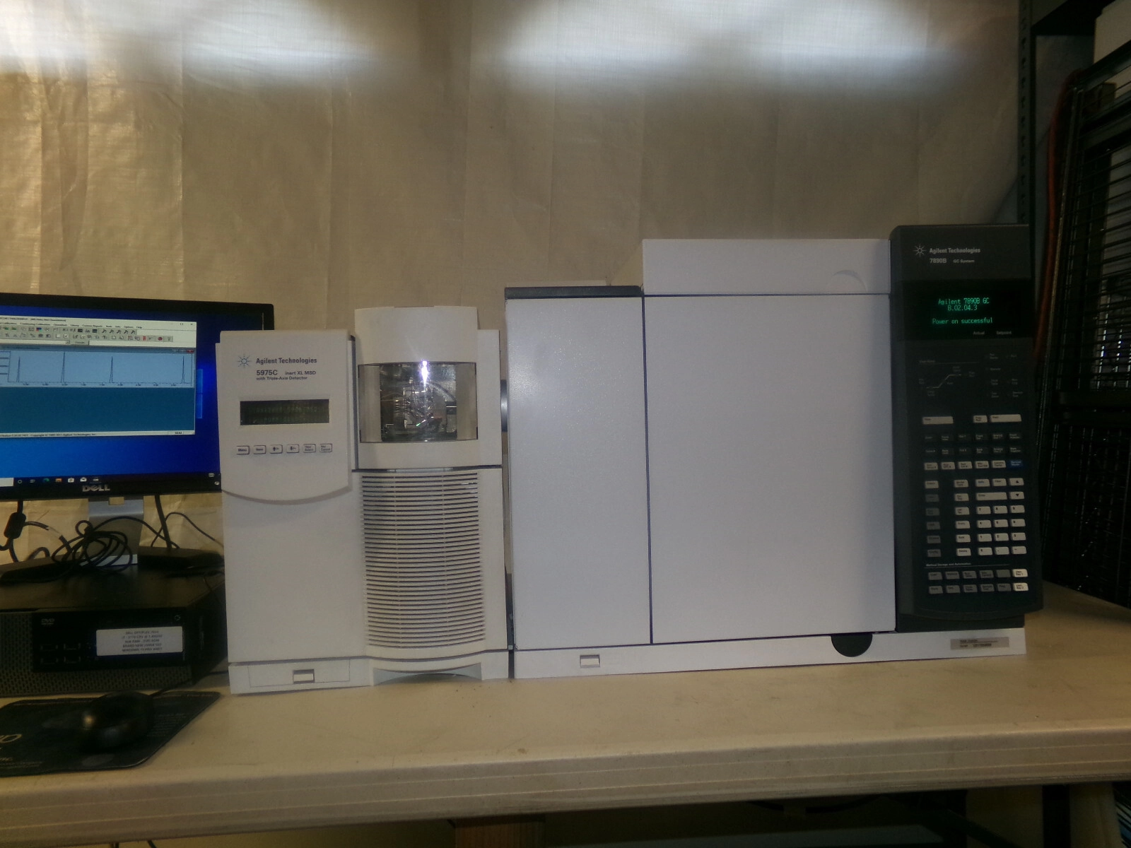 Agilent 7890B FID split/splitless 5975C Mass Spect