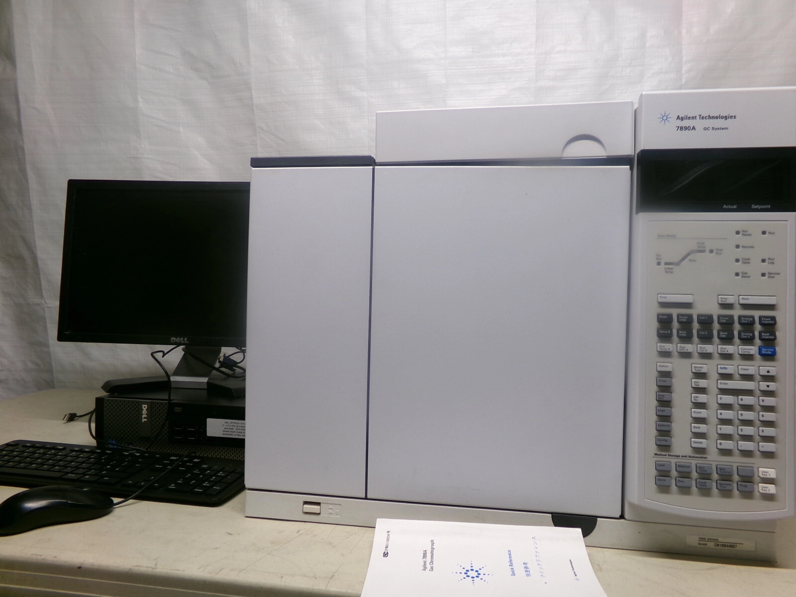 Agilent 7890A GC  FID TCD dual split/splitless swi