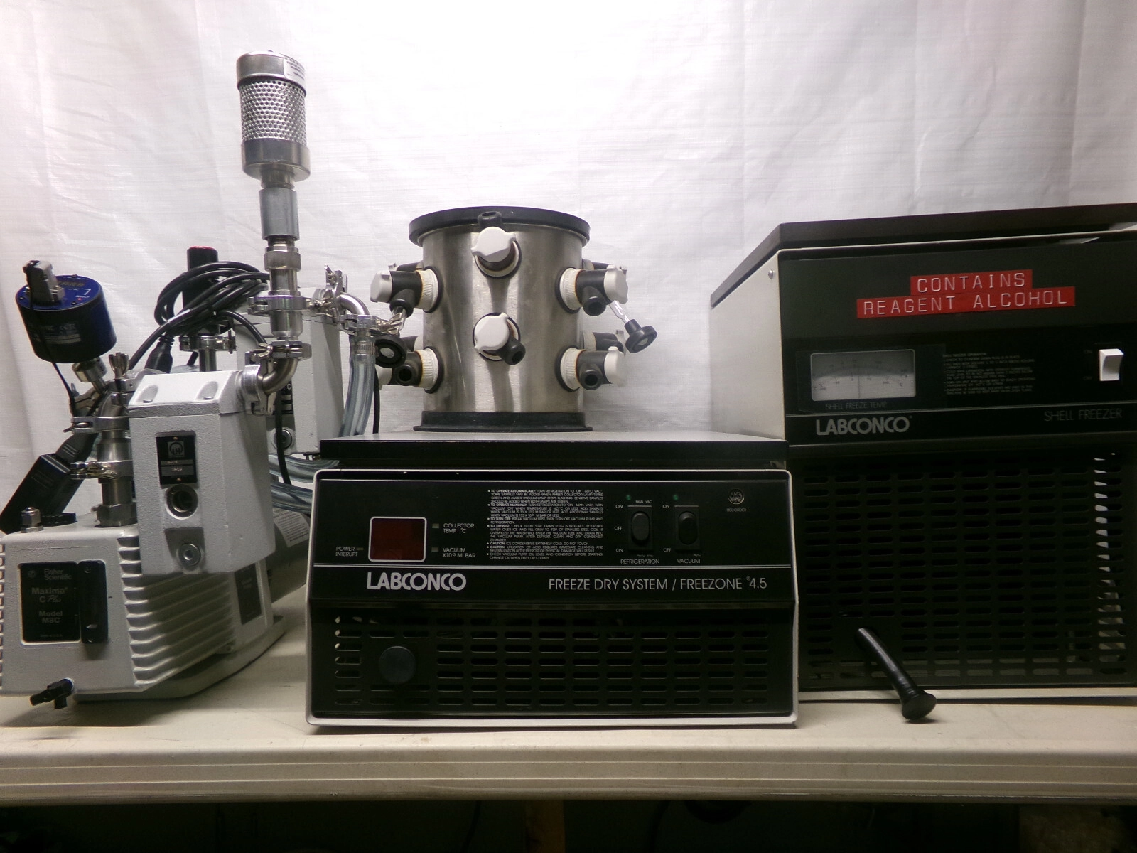 labconco freeze dry system freezone 4.5 with shell