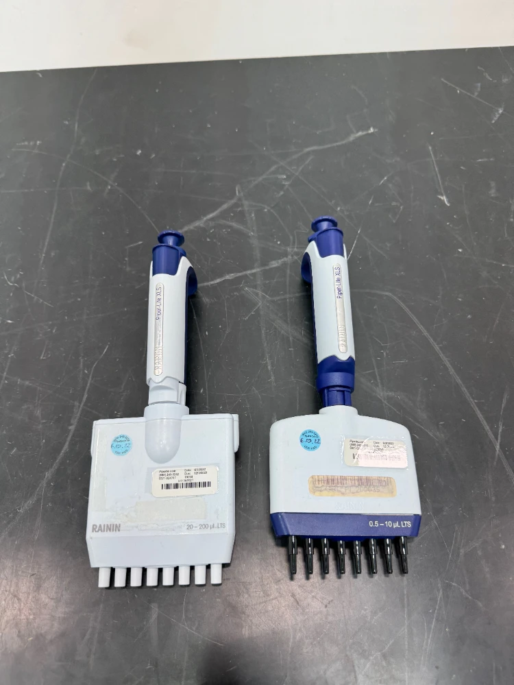 Rainin Pipet-Lite XLS Multichannel Pipettes - Quantity 2