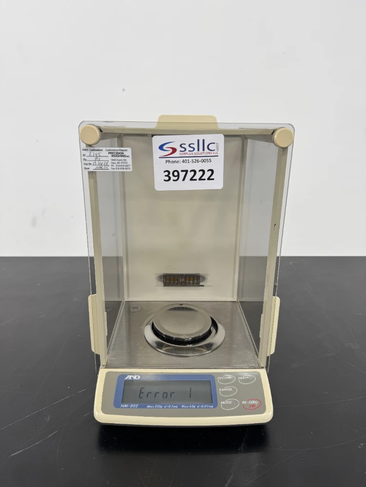 And HM-202 Analytical Scale