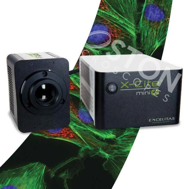 Excelitas X-Cite Mini+ LED Fluorescence Illuminator Microscope Illuminator.