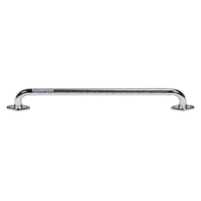 Dynarex Rotating Flange Knurled Grab Bar, 32", Silver, 1Pc/Bx 10315