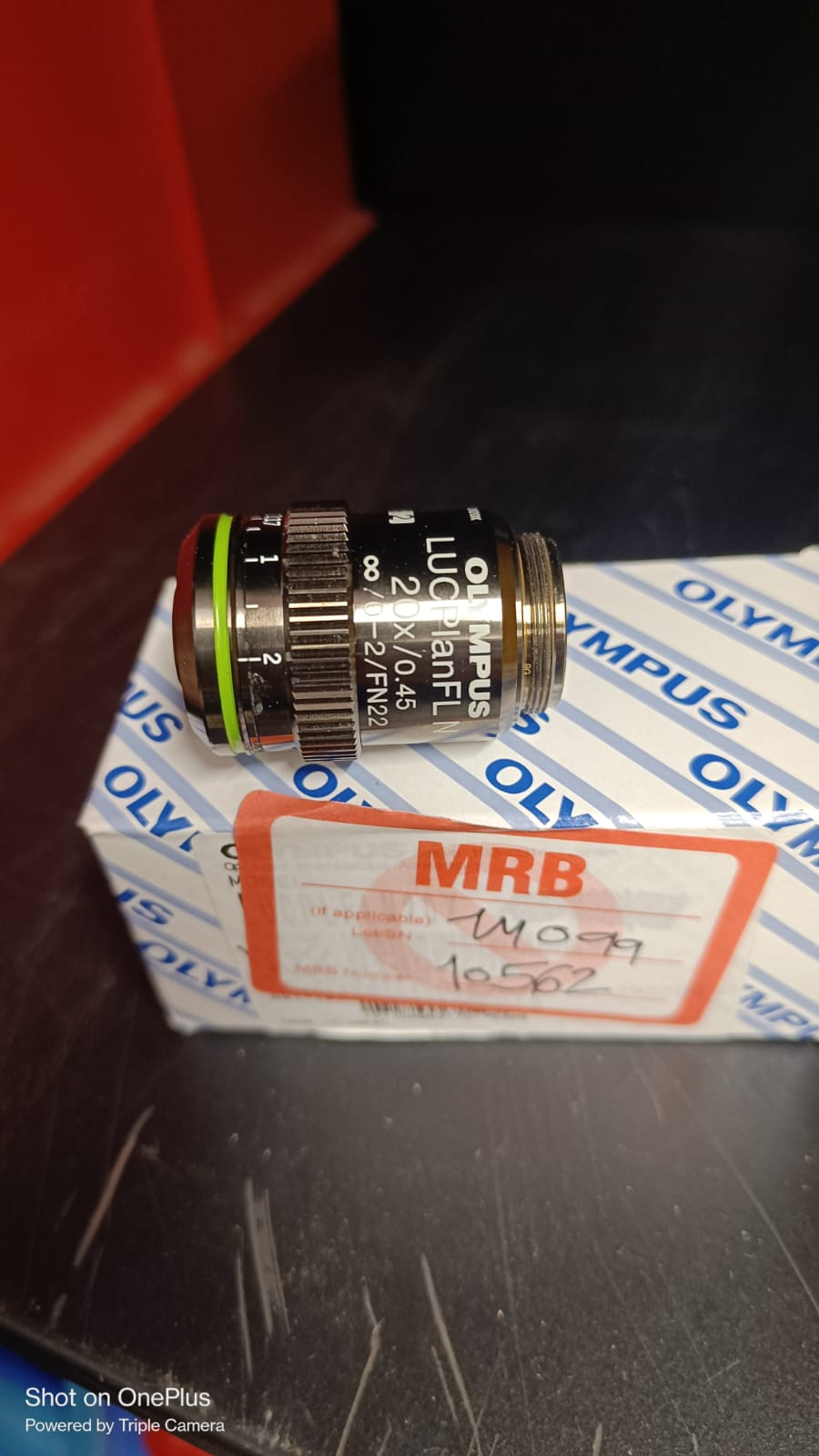 Olympus LUCPlanFL N 20X/0.45 microscope objectives 
