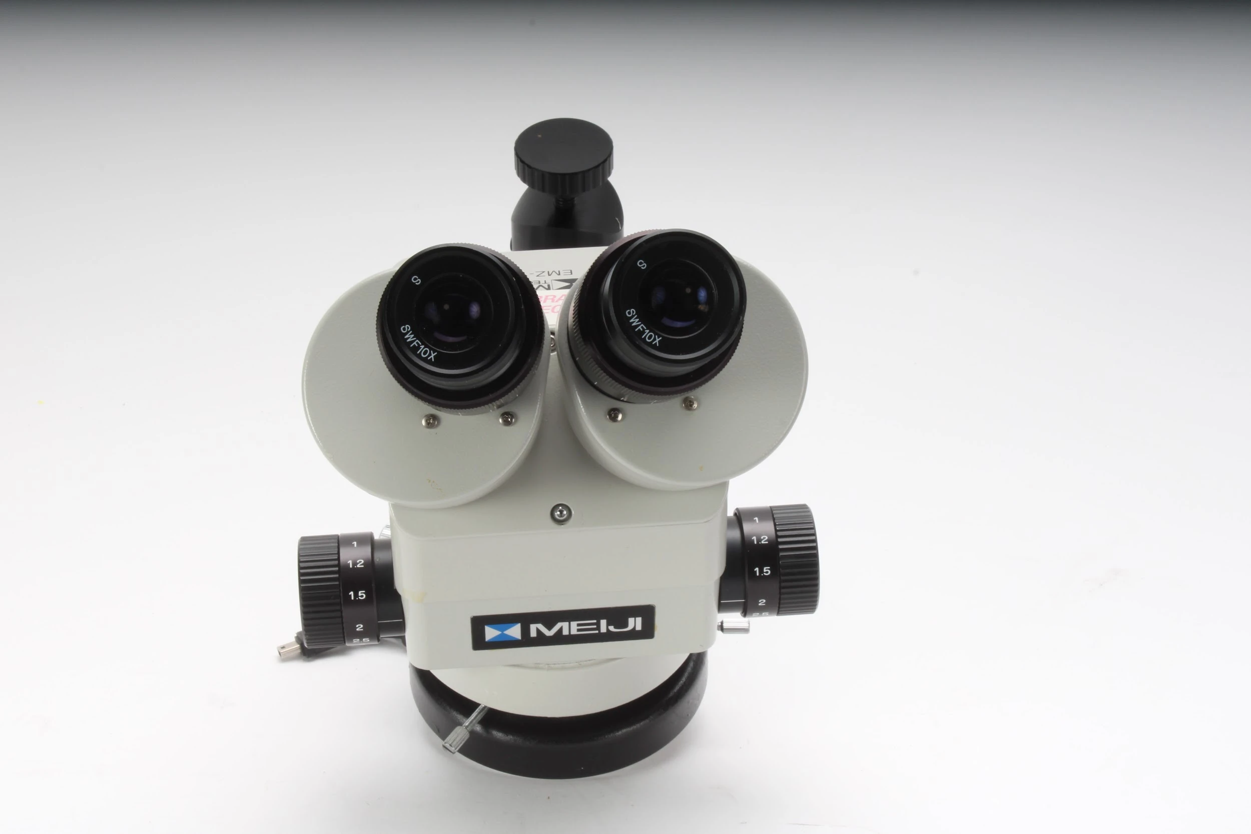 Meiji Techno EMZ-13 Stereo Zoom Microscope Head W/ 2x: SWF10X Eyepieces