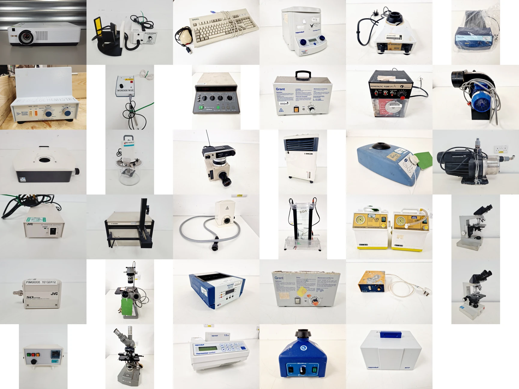 Mixed Job Lot of Laboratory Equipment - Stuart, JVC, Leitz, Grant, Olympus Lab