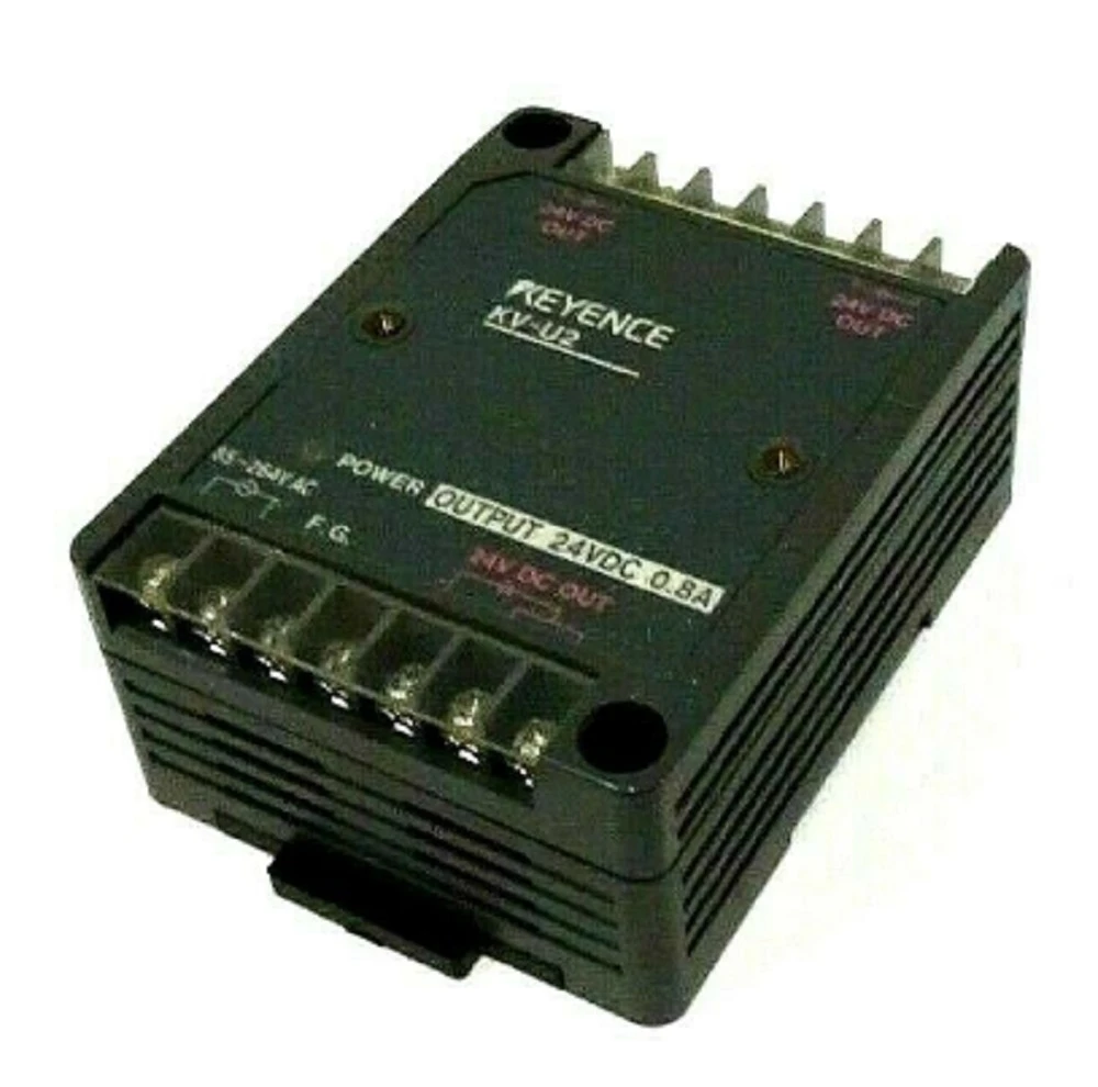 Keyence KV-U2 AC Power Supply Unit with Output of 24 VDC at 0.8 A, PLC Component