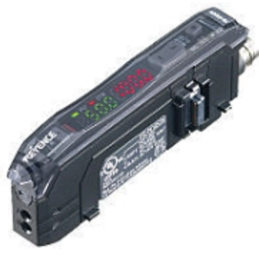 Keyence FS-N12CP Fiber Optic Sensor, Amplifier, M8 Connect, Expansion Unit, PNP