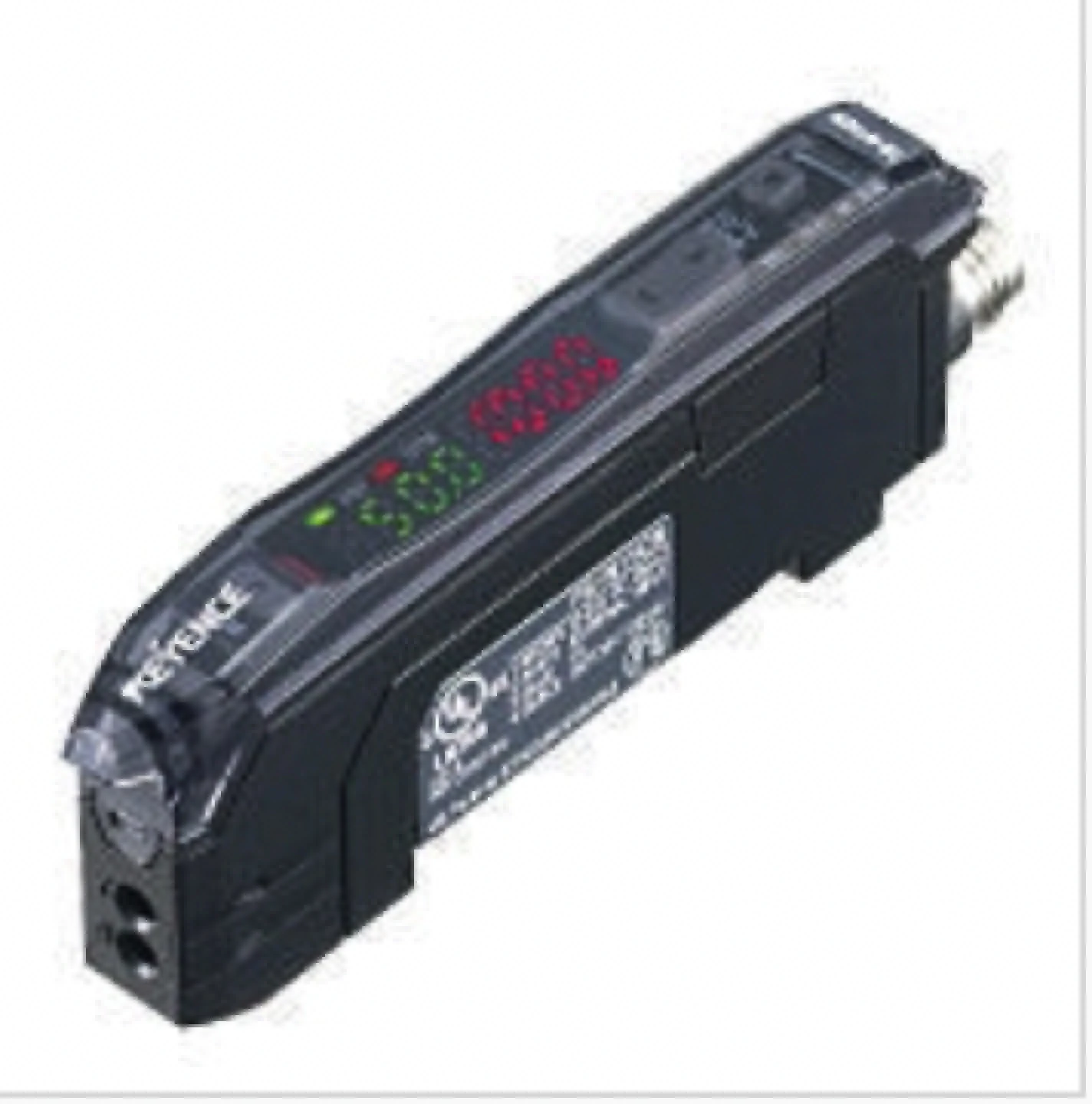 Keyence FS-N13CP Digital Fiber Optic Sensor, Fiber Amplifier, M8, Main Unit, PNP