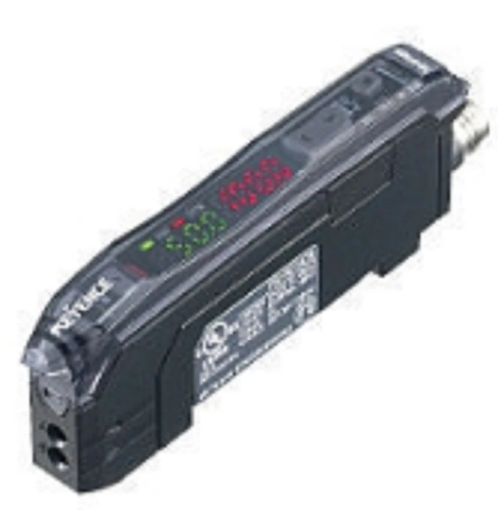 Keyence FS-N11CP Fiber Optic Sensor, Amplifier, M8 Connector, Main Unit, PNP