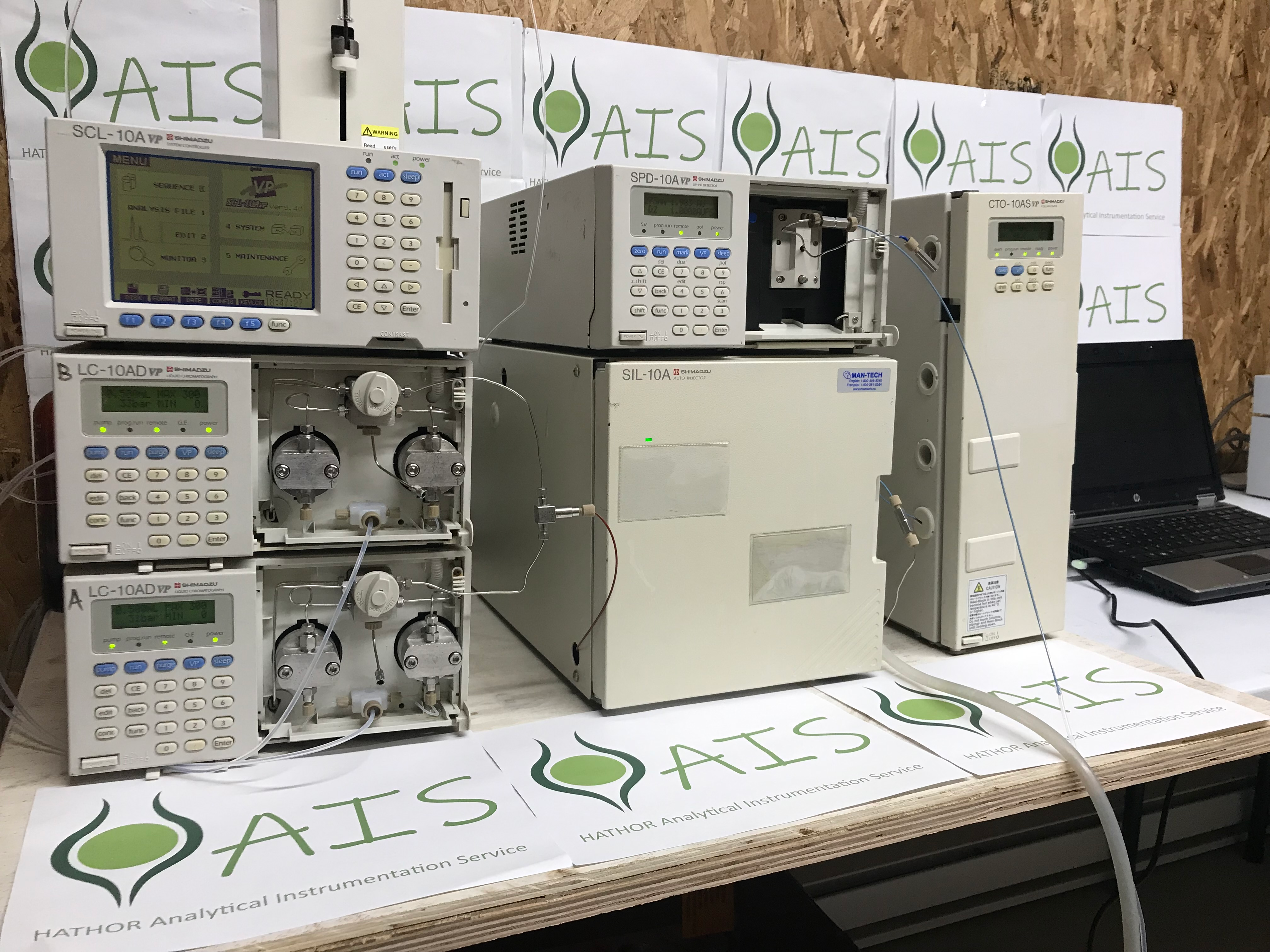 complete HPLC Shimadzu LC 10