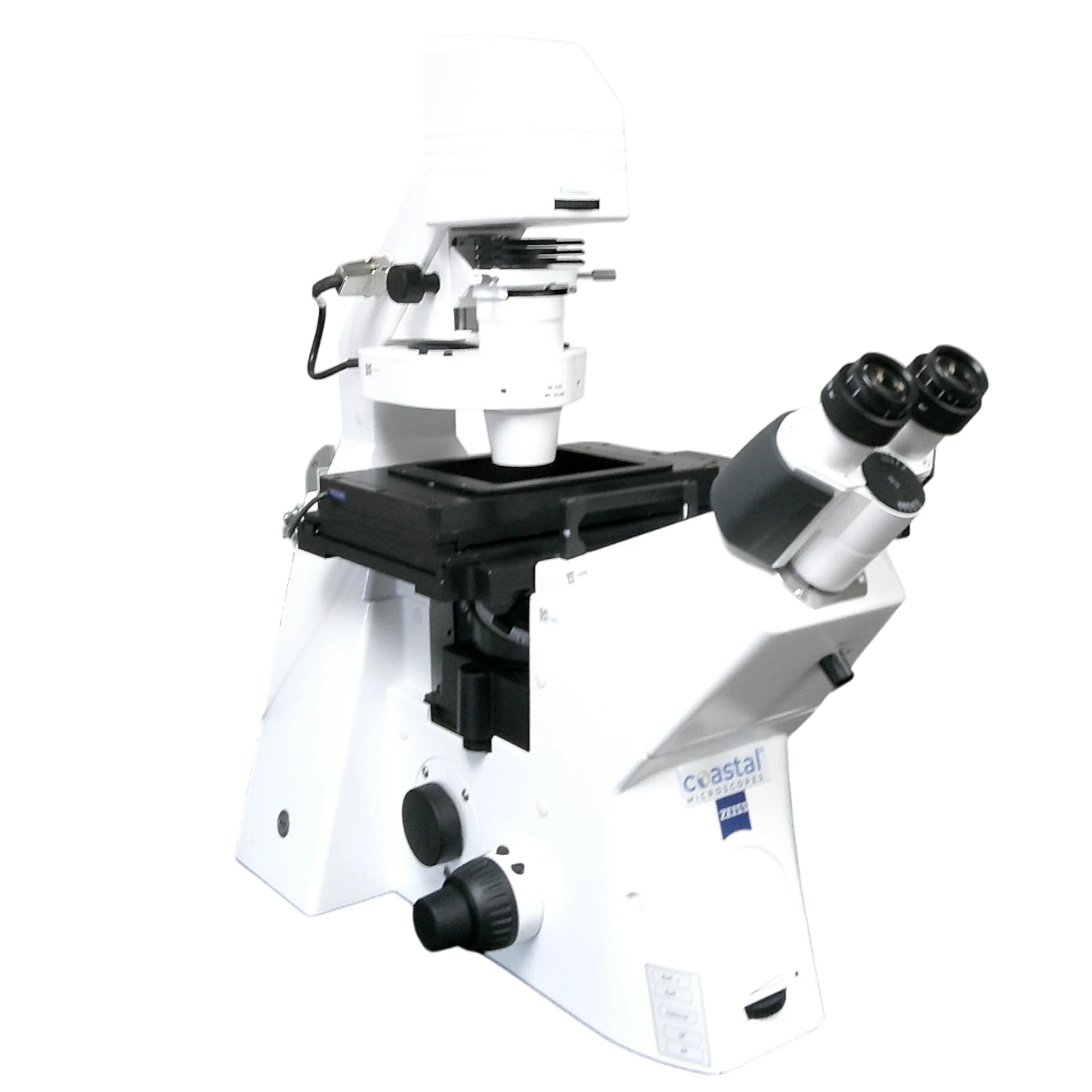 Zeiss Axio Observer 7 Inverted Phase Contrast Fluorescence Motorized w/ Optional Definite Focus (1, 2, or 3) Microscope.