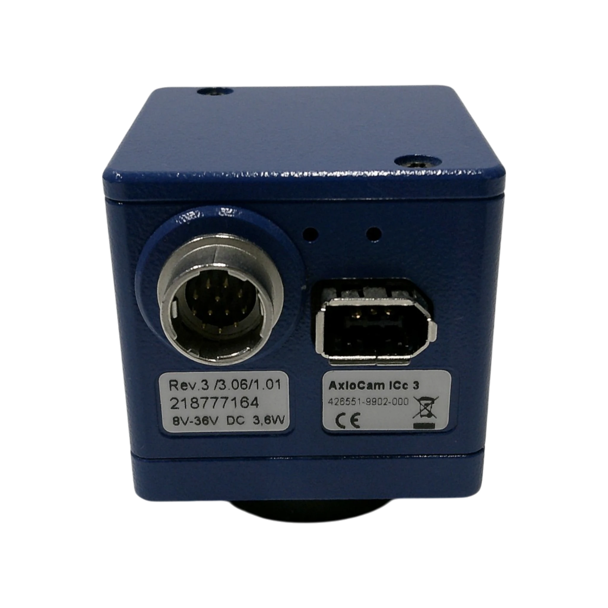Zeiss AxioCam ICc 3 1 1.4MP Color CCD Microscope Camera.