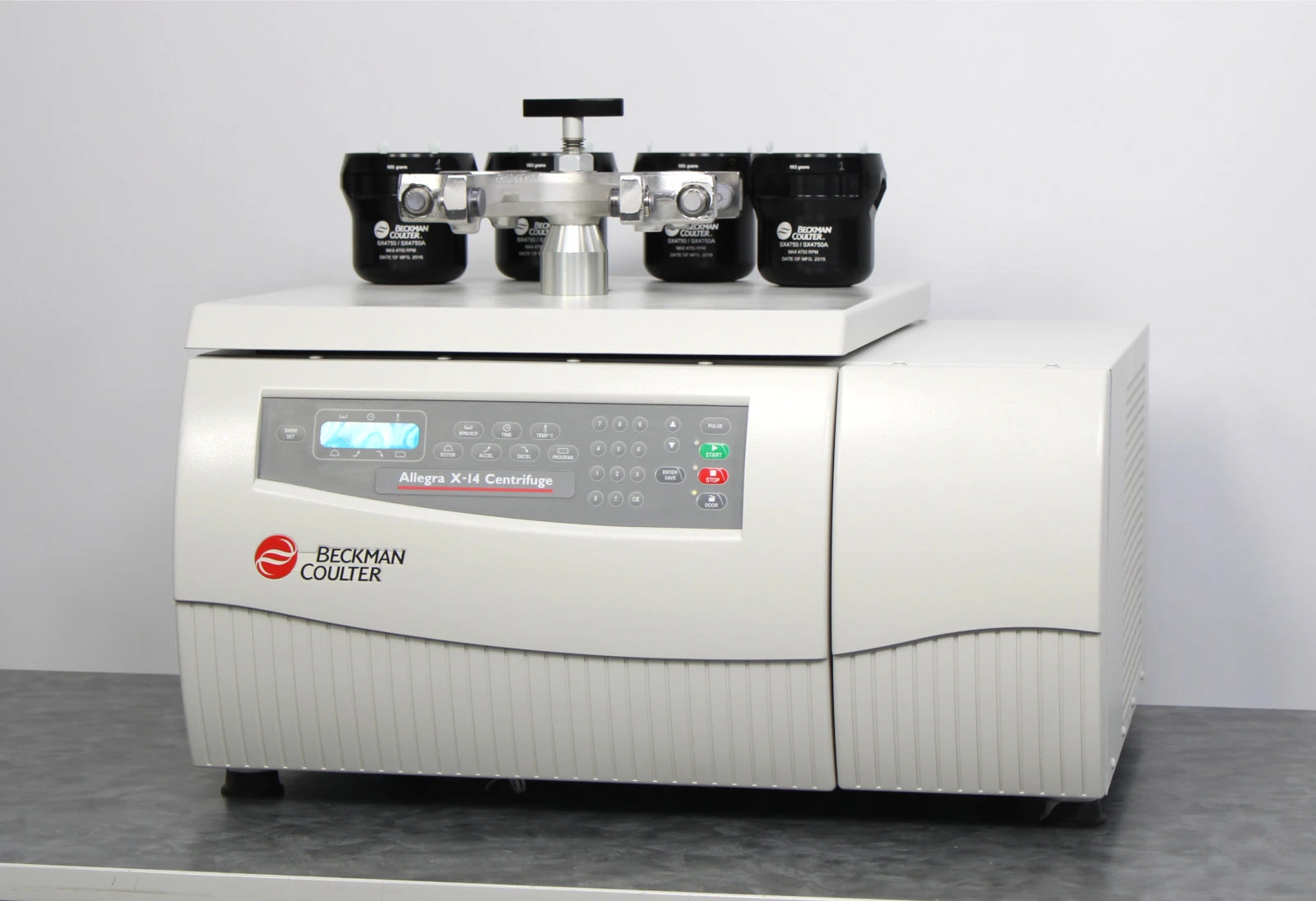 Beckman Coulter Allegra X-14 Benchtop Centrifuge A99464 with SX4750 Rotor