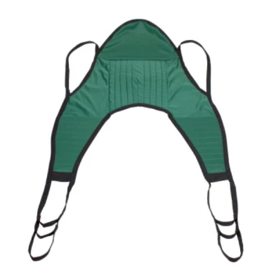 Dynarex U-Sling w/ Head Support, Large, Green, 1/Bx 10745LG