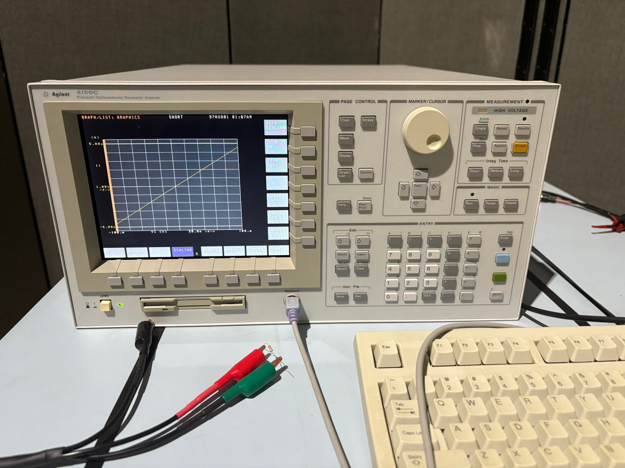 Agilent HP 4156C Precision Semiconductor Parameter Analyzer – Fully Tested, Working