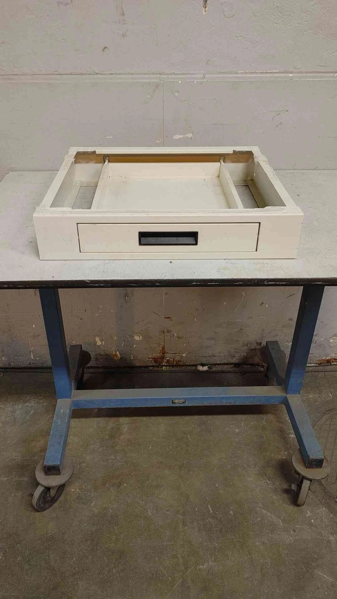 2' Recessed Apron Metal Lab Casework Legroom (108713)