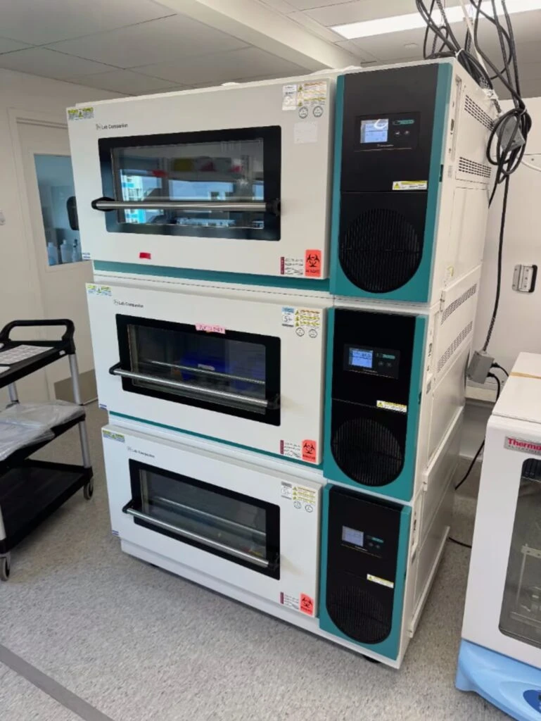 Lab Companion ISS-7100R Stackable Incubated Shaker (Refrigerated) 3 Stack