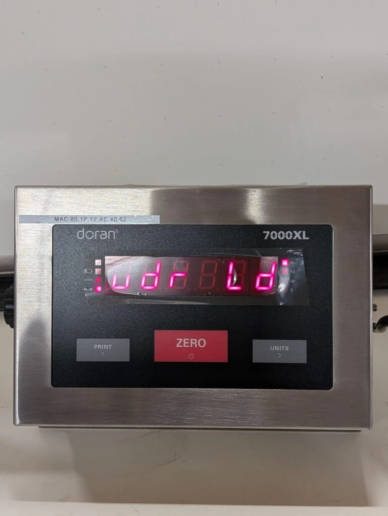 Doran 7000XLM Scale Indicator