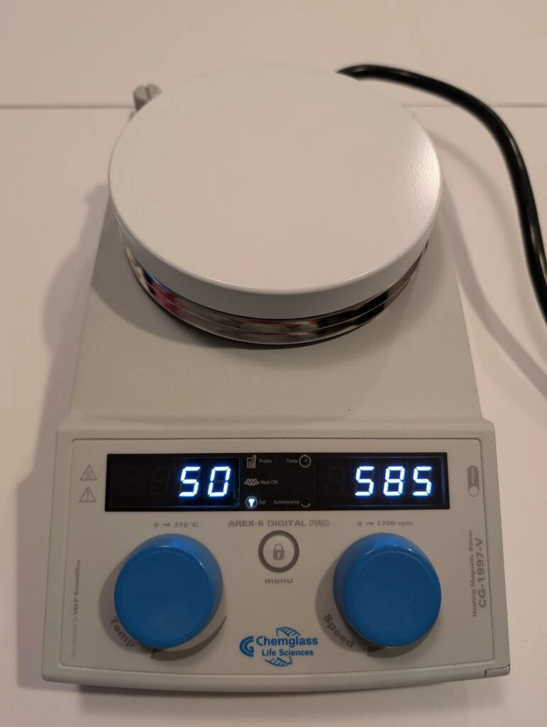 VELP Scientifica / Chemglass F20510460CG AREX-6 Digital PRO Heating Magnetic Stirrer