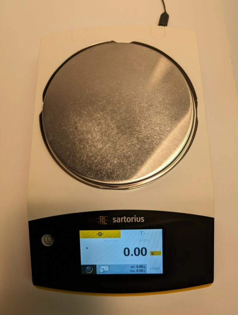 Sartorius QUINTIX2102-1S Toploading Balance, 2100g x 0.01g Internal Calibration