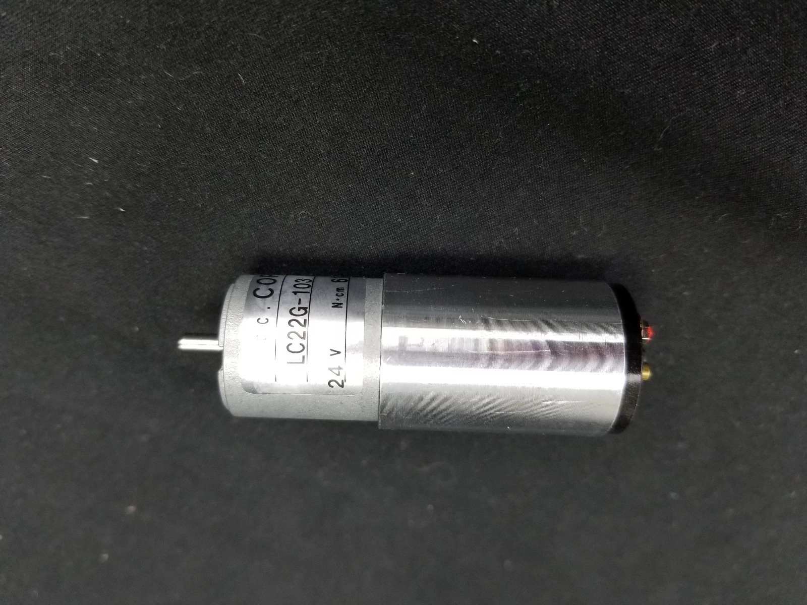 D.C.COPAL MOTOR 24V RATIO 10:1, 0605 P/N LC22G-103