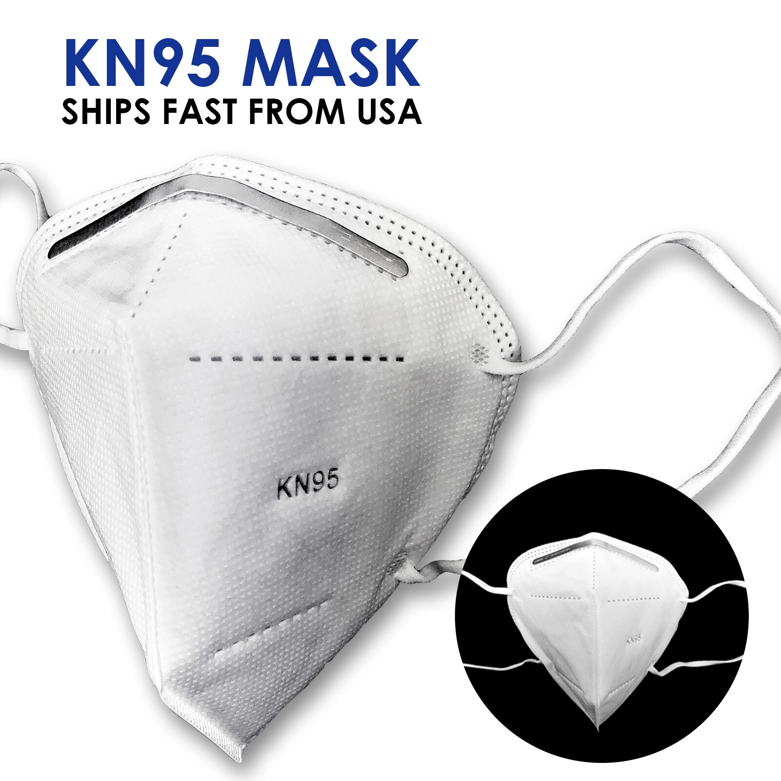 KN95 Respirator Face Mask Protective Mouth Nose Co