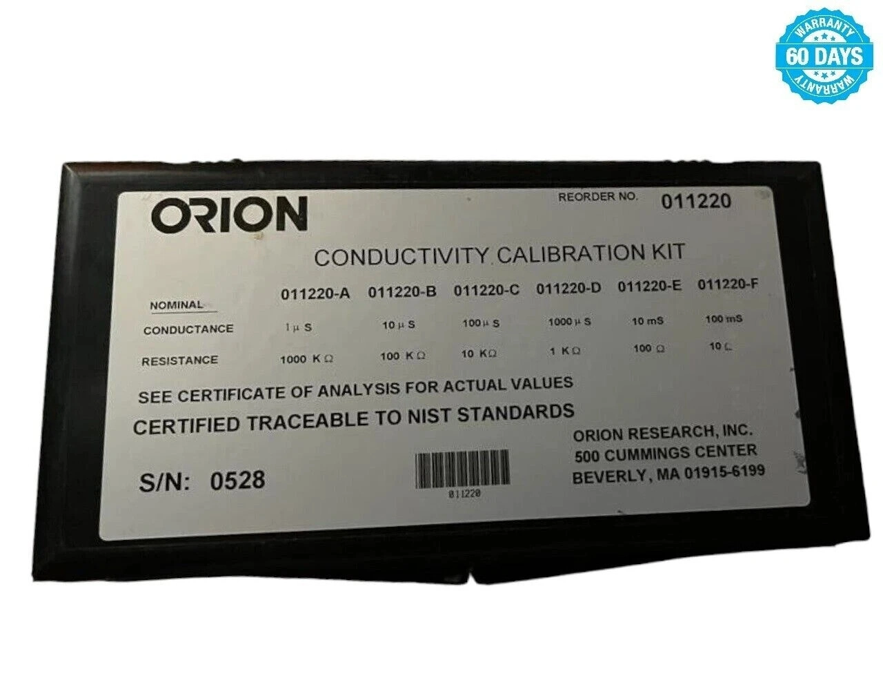 Thermo Orion 11220 Conductivity Calibration Kit