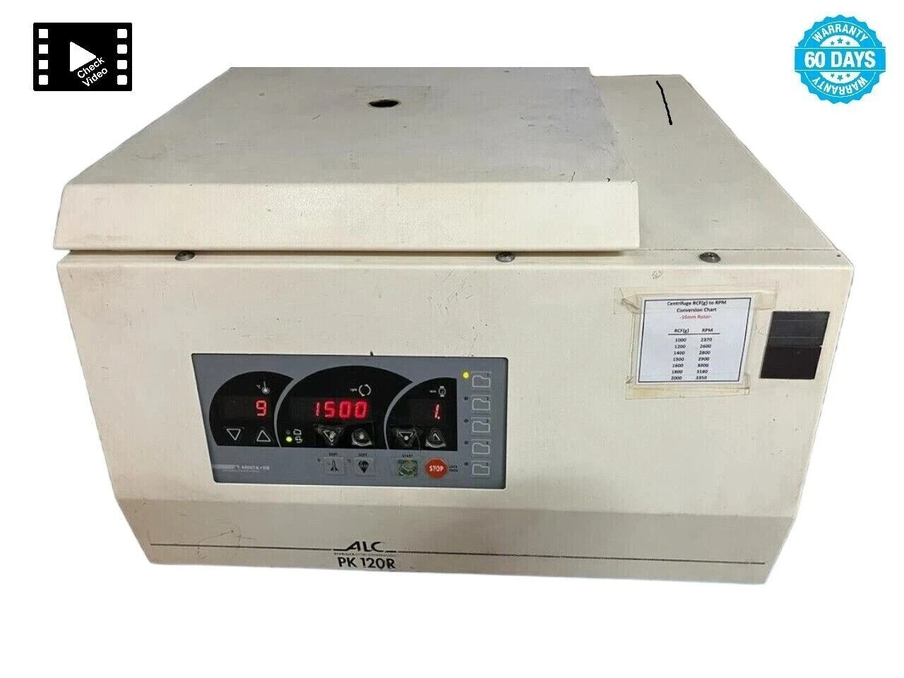 ALC PK 120R 11200015 Refrigerated Laboratory Centr
