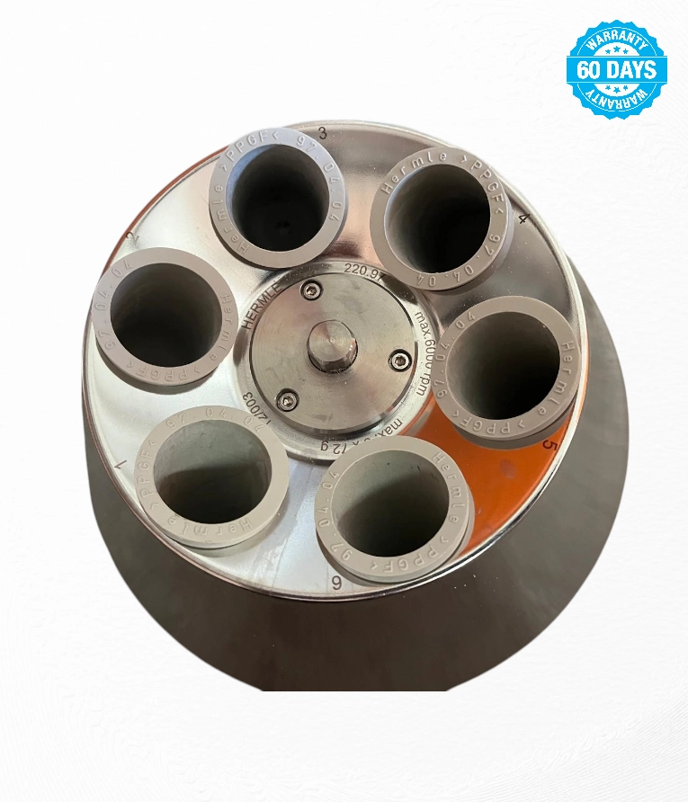 Hermle 220.97 6 Port Angle Rotor 6000 RPM