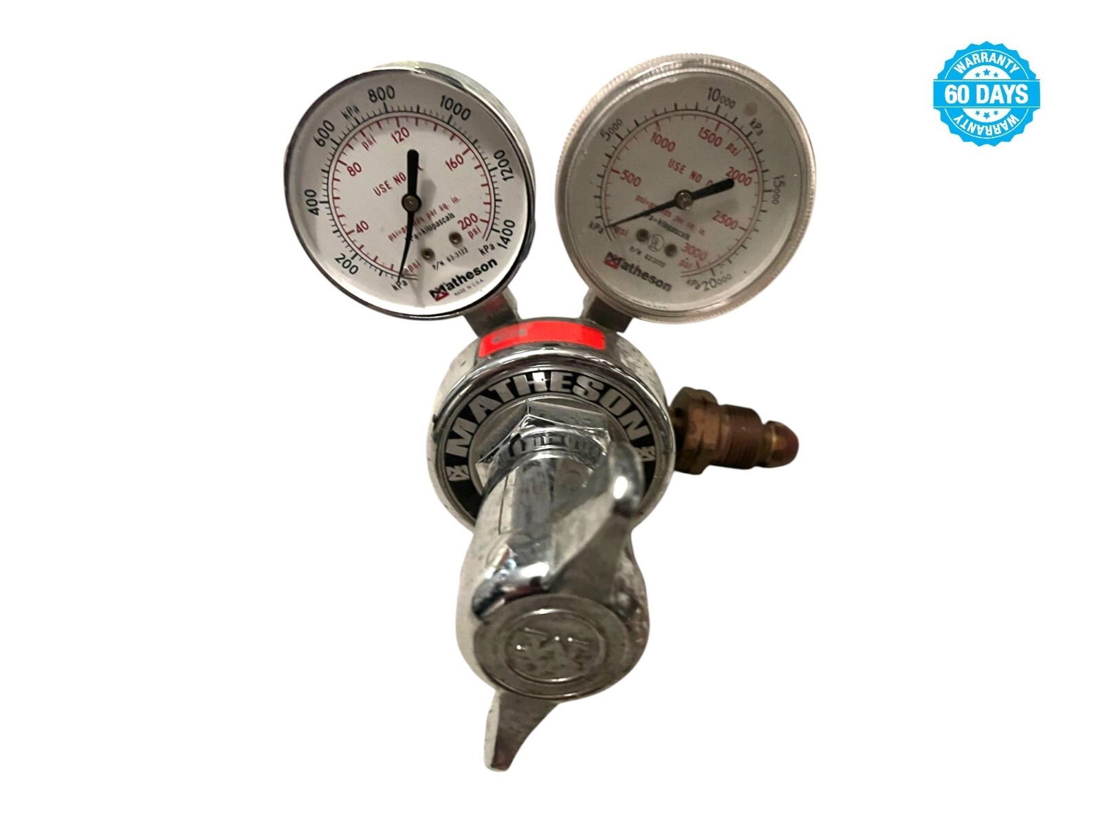 Matheson Gas Regulator Dual Gauge 3000 PSI