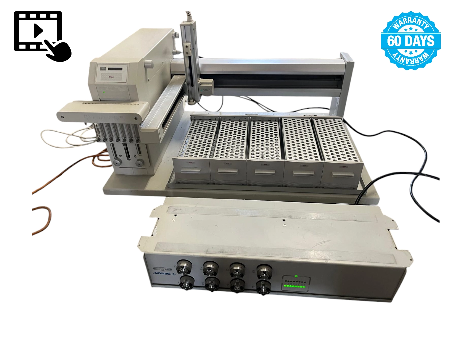 Gilson 215 SPE Liquid Handler and 889 Multiple Inj