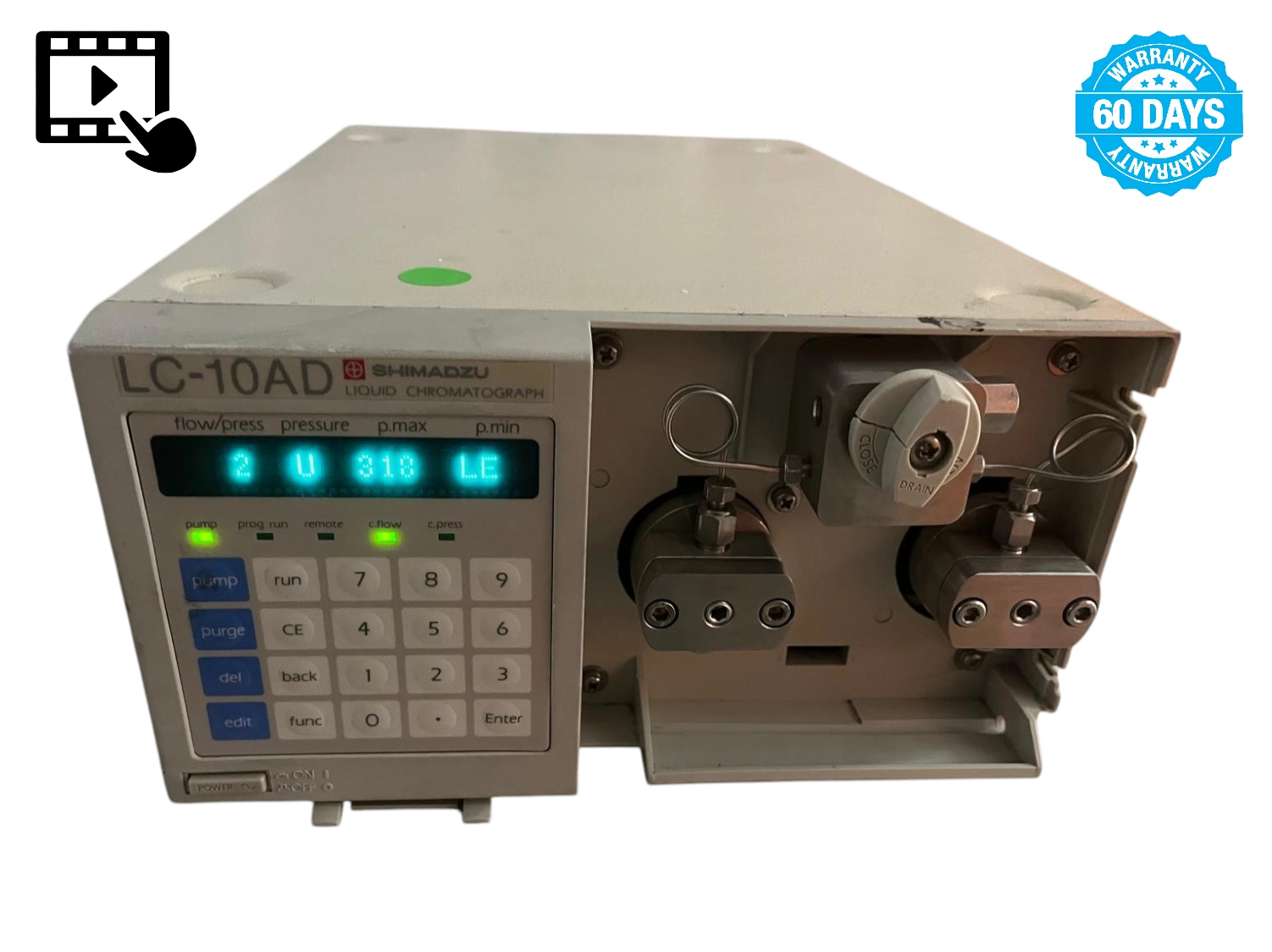 Shimadzu LC-10AD HPLC Pump Liquid Chromatograph