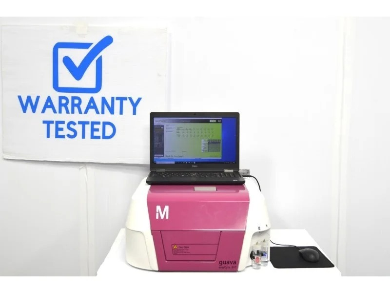 Millipore Cytek Guava EasyCyte 8HT Flow Cytometer (2)Lasers/(6)Colors/(8)Detectors
