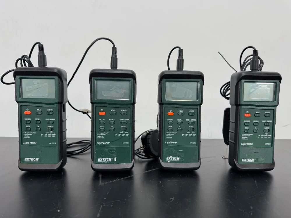 Extech 407026 Light Meters - Quantity 4